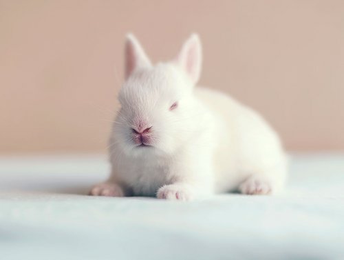 Милая фотосессия для новорождённого кролика (12 фото)
