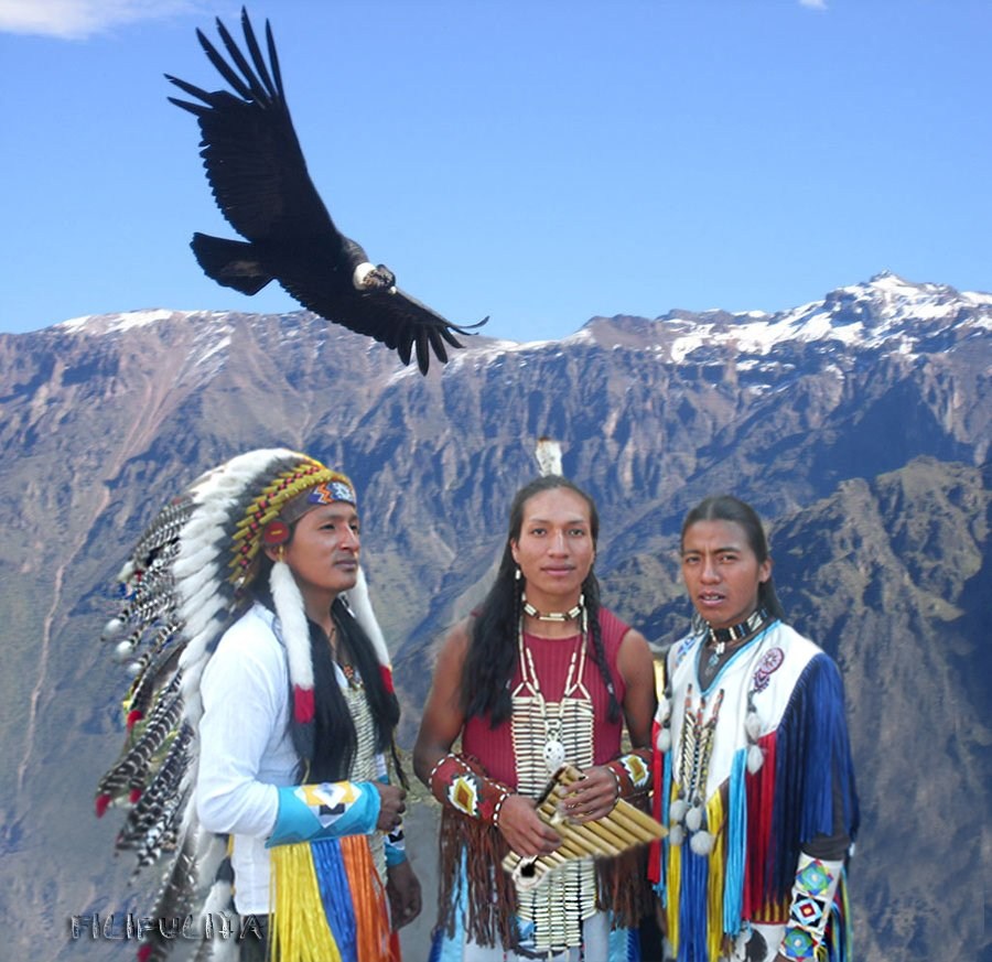 Перуанские индейцы 4. Индейцы Отавало Эквадор. Индейская группа Эквадор. Андский Кондор. Андский Кондор с человеком.