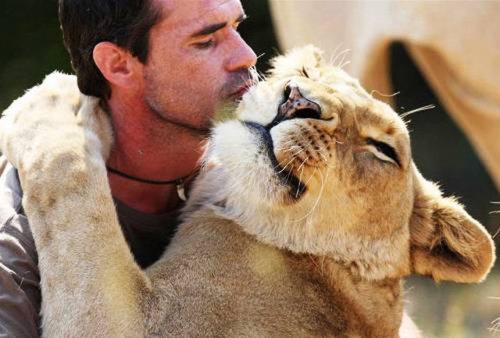 Невероятная дружба между человеком и дикими животными (23 фото)