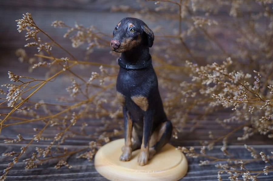 Ан Ньен Ле и её глиняные собачки  Собаки