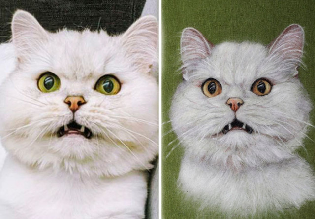 Реалистичные портреты питомцев (31 фото)