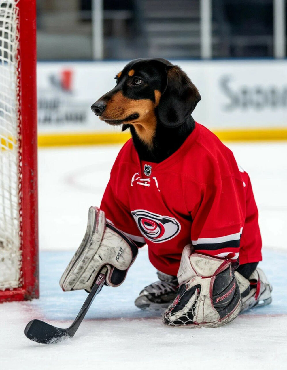 Собаки - хоккеисты (15 фото)